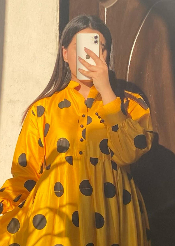 Polka Dot Long Maxi