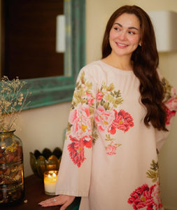 PRINT 2PC CO- SET PREET HANIA AMIR